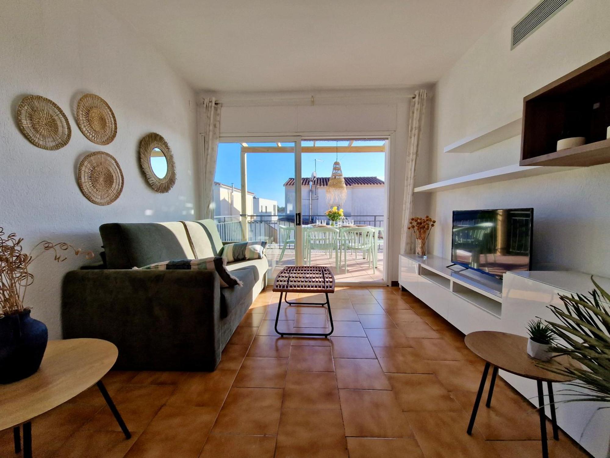 Gorgot P1 I Apartamento Con Terraza Y Piscina Comunitaria Cerca De La Playa Empuriabrava Zewnętrze zdjęcie